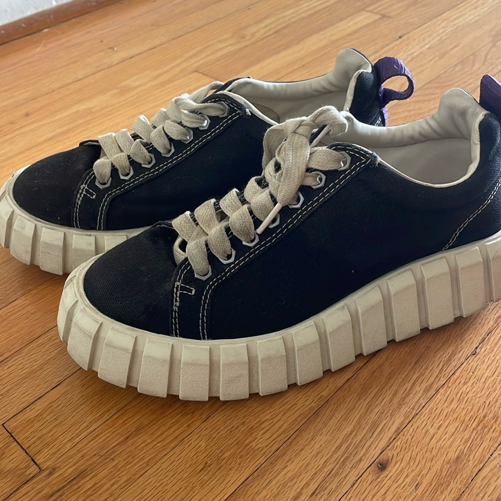 EYTYS Platform Odessa Sneakers Black Canvas
